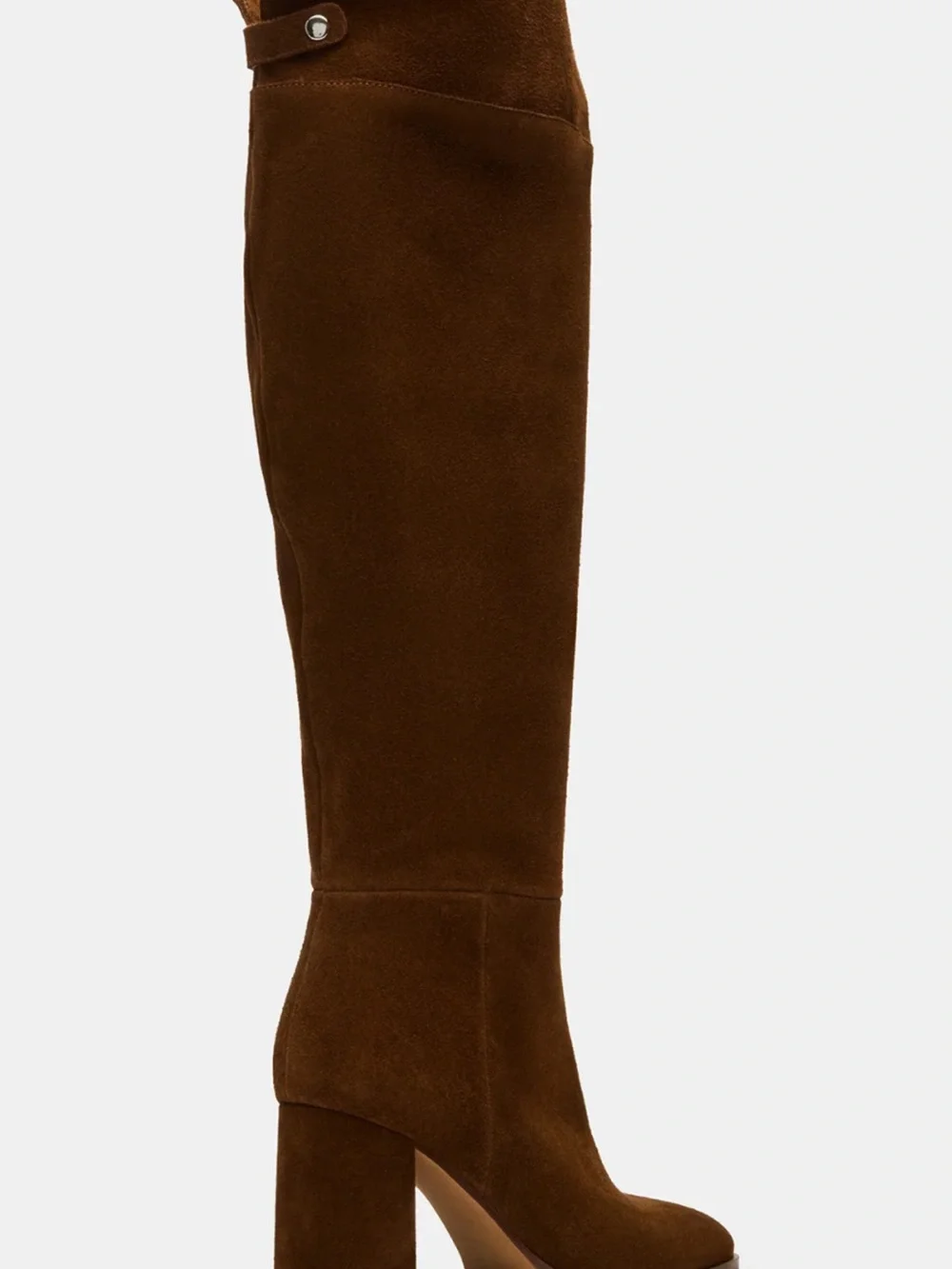Steve Madden Women's Chocolate Brown Suede Over-the-Knee Boot 9.5